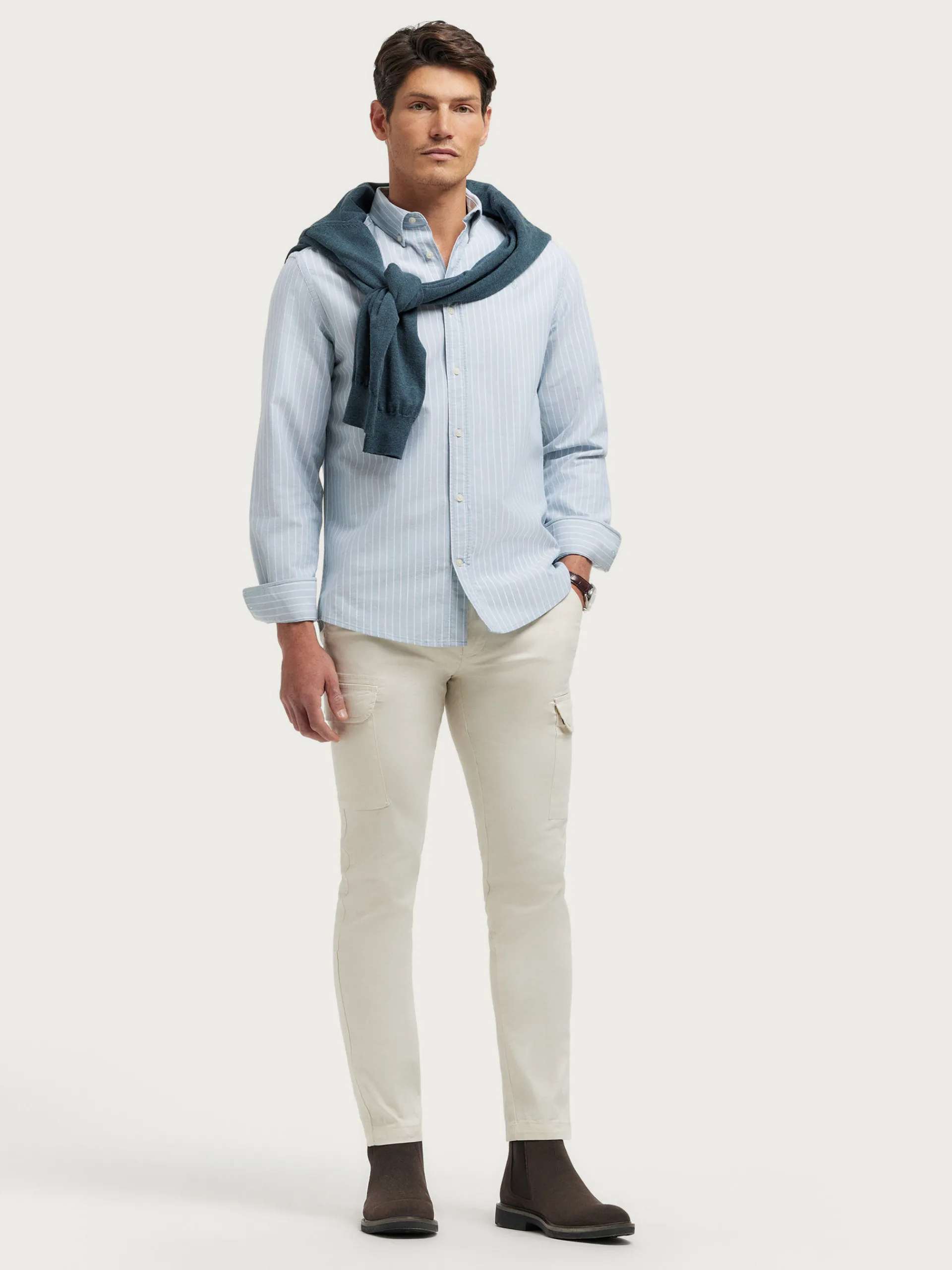 Oxford-Alvaro Moreno CAMISA OXFORD CLUB Azul