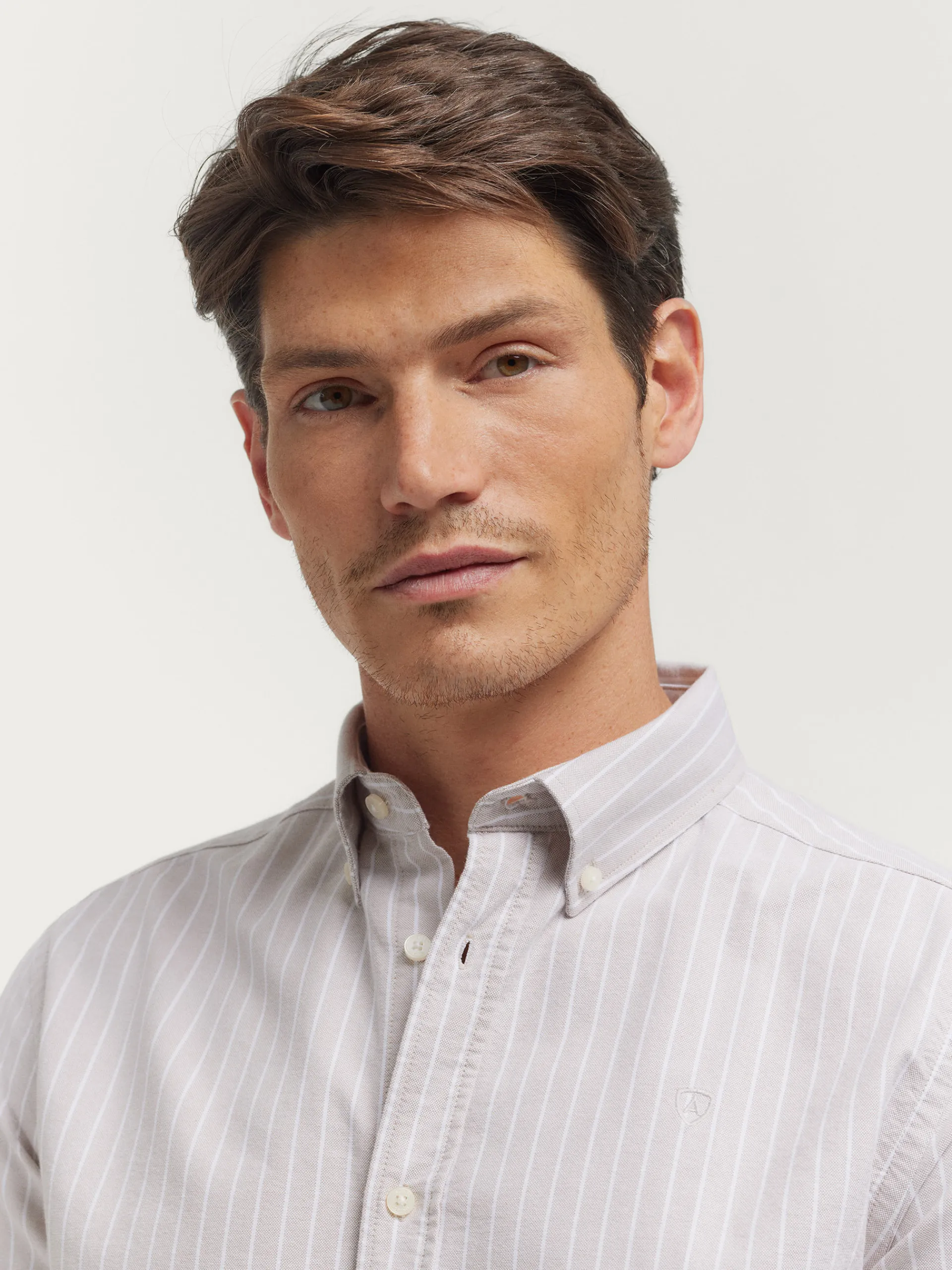 Oxford-Alvaro Moreno CAMISA OXFORD CLUB Beige
