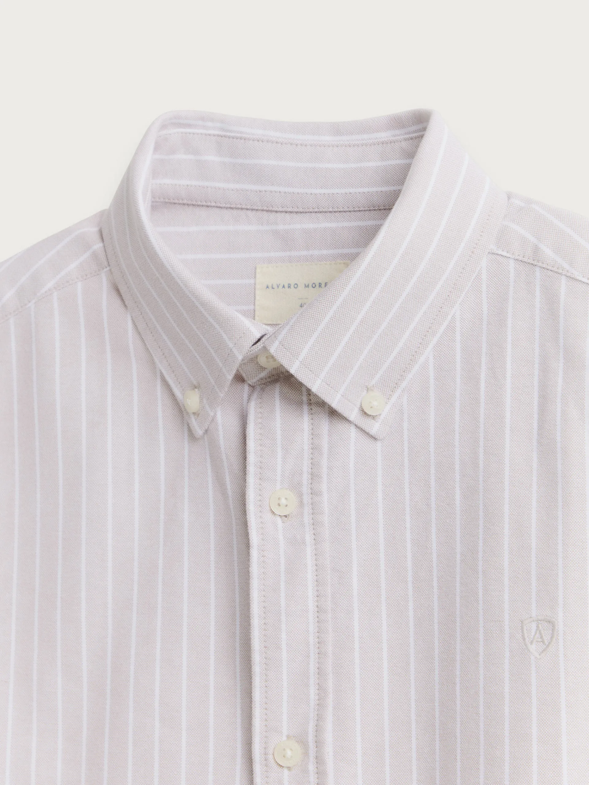 Oxford-Alvaro Moreno CAMISA OXFORD CLUB Beige