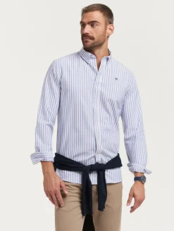 Oxford-Alvaro Moreno CAMISA OXFORD FANCY STR Azul