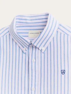 Oxford-Alvaro Moreno CAMISA OXFORD FANCY STR Azul
