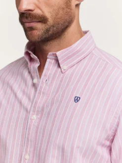 Oxford-Alvaro Moreno CAMISA OXFORD FANCY STR Rojo