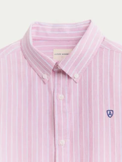 Oxford-Alvaro Moreno CAMISA OXFORD FANCY STR Rojo