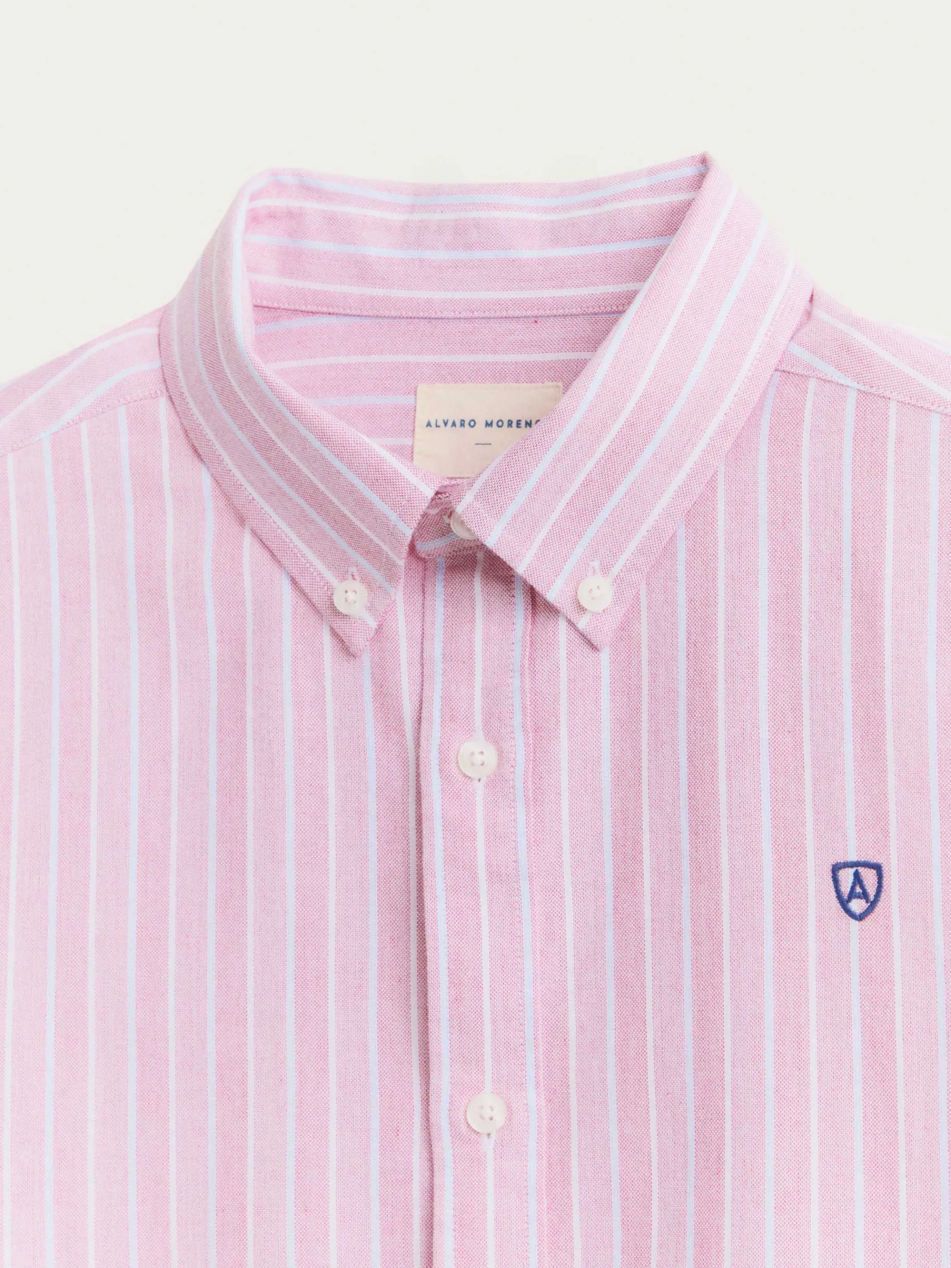 Oxford-Alvaro Moreno CAMISA OXFORD FANCY STR Rojo