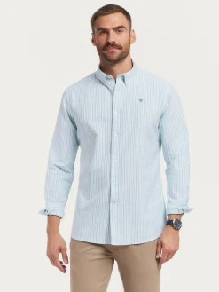 Oxford-Alvaro Moreno CAMISA OXFORD FANCY STR Verde