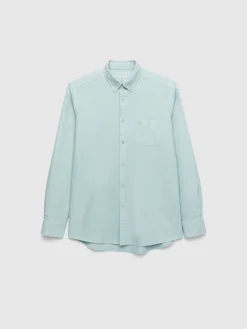 Oxford-Alvaro Moreno CAMISA OXFORD POCKET DYE Verde Agua
