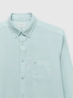 Oxford-Alvaro Moreno CAMISA OXFORD POCKET DYE Verde Agua