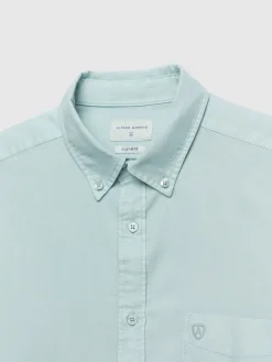 Oxford-Alvaro Moreno CAMISA OXFORD POCKET DYE Verde Agua