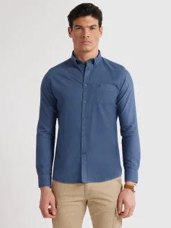 Oxford-Alvaro Moreno CAMISA OXFORD POCKET DYE Azul