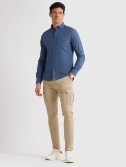 Oxford-Alvaro Moreno CAMISA OXFORD POCKET DYE Azul