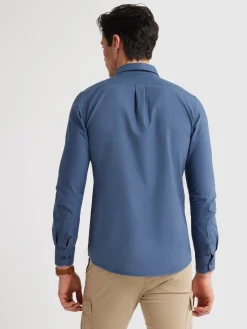 Oxford-Alvaro Moreno CAMISA OXFORD POCKET DYE Azul