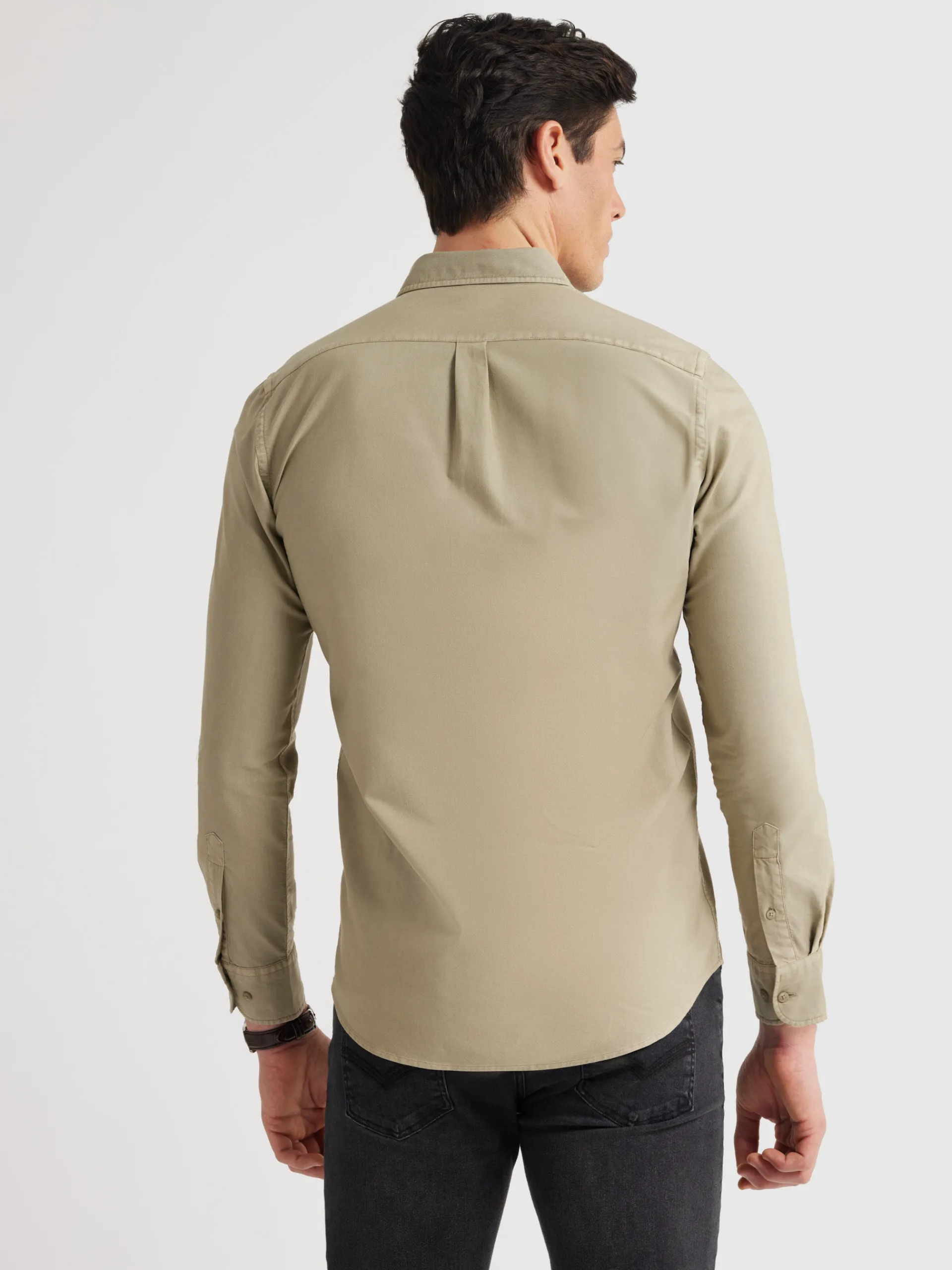 Oxford-Alvaro Moreno CAMISA OXFORD POCKET DYE Verde