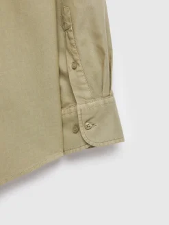 Oxford-Alvaro Moreno CAMISA OXFORD POCKET DYE Verde