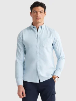 Oxford-Alvaro Moreno CAMISA OXFORD POCKET DYE Celeste