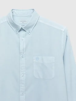 Oxford-Alvaro Moreno CAMISA OXFORD POCKET DYE Celeste