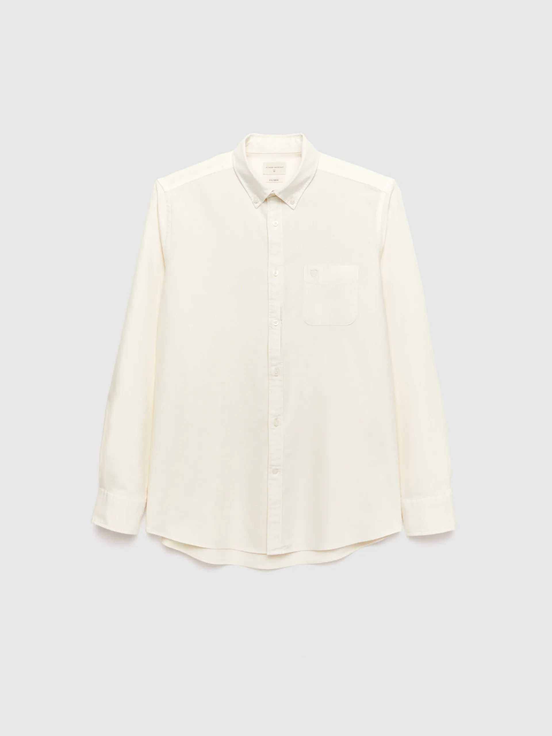 Oxford-Alvaro Moreno CAMISA OXFORD POCKET DYE Crudo