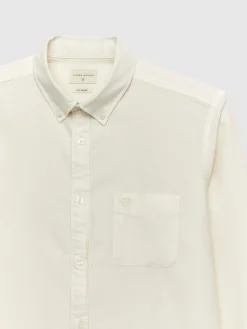 Oxford-Alvaro Moreno CAMISA OXFORD POCKET DYE Crudo