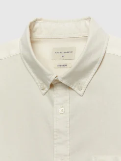 Oxford-Alvaro Moreno CAMISA OXFORD POCKET DYE Crudo