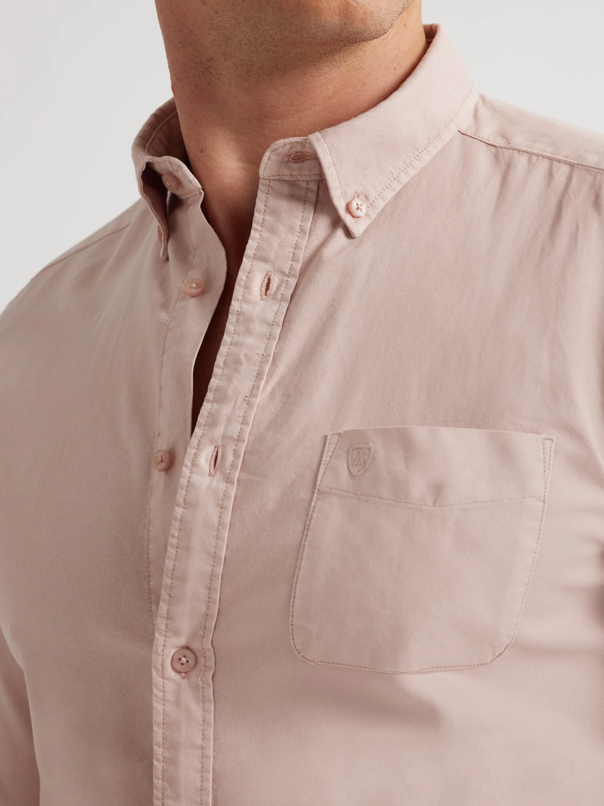 Oxford-Alvaro Moreno CAMISA OXFORD POCKET DYE Rosa