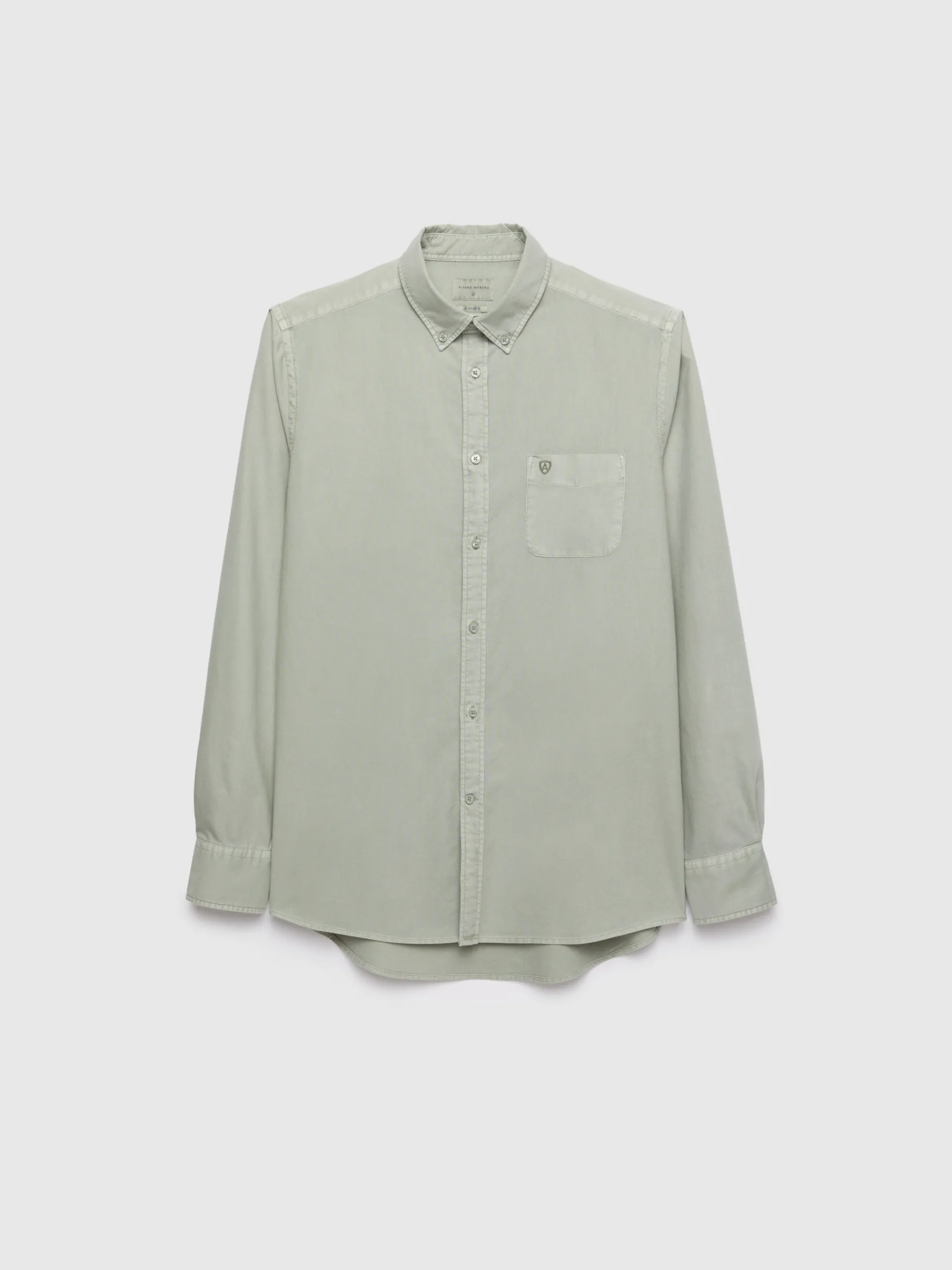 Oxford-Alvaro Moreno CAMISA OXFORD POCKET DYE Verde