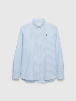 Oxford-Alvaro Moreno CAMISA OXFORD RAYAS BASIC Celeste