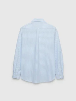 Oxford-Alvaro Moreno CAMISA OXFORD RAYAS BASIC Celeste