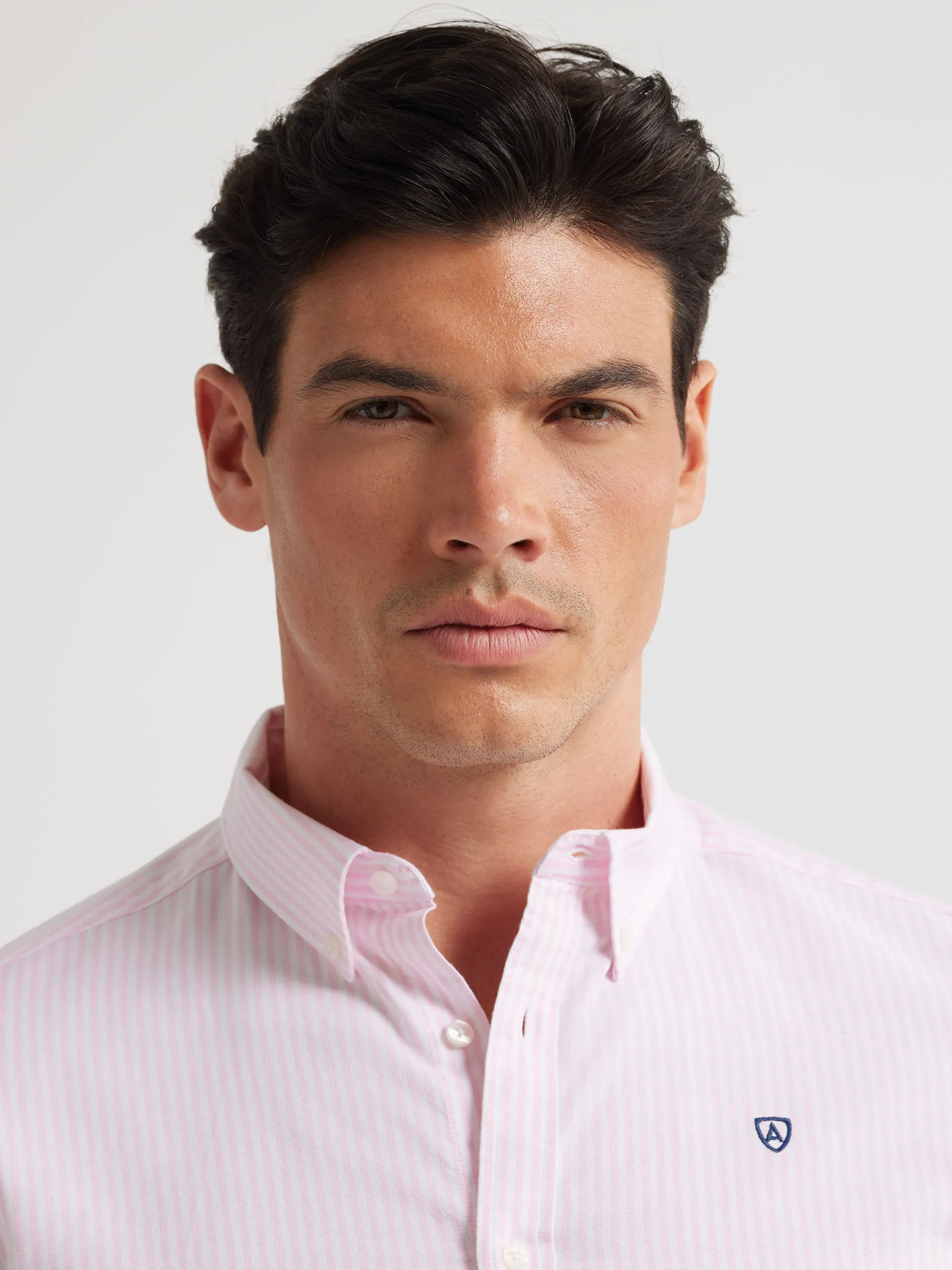 Oxford-Alvaro Moreno CAMISA OXFORD RAYAS BASIC Rosa