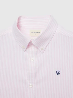 Oxford-Alvaro Moreno CAMISA OXFORD RAYAS BASIC Rosa