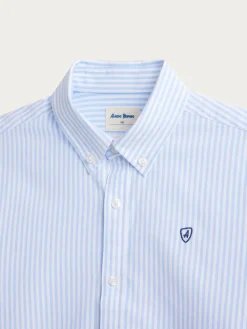 Camisas-Alvaro Moreno CAMISA OXFORD RAYAS KIDS Celeste