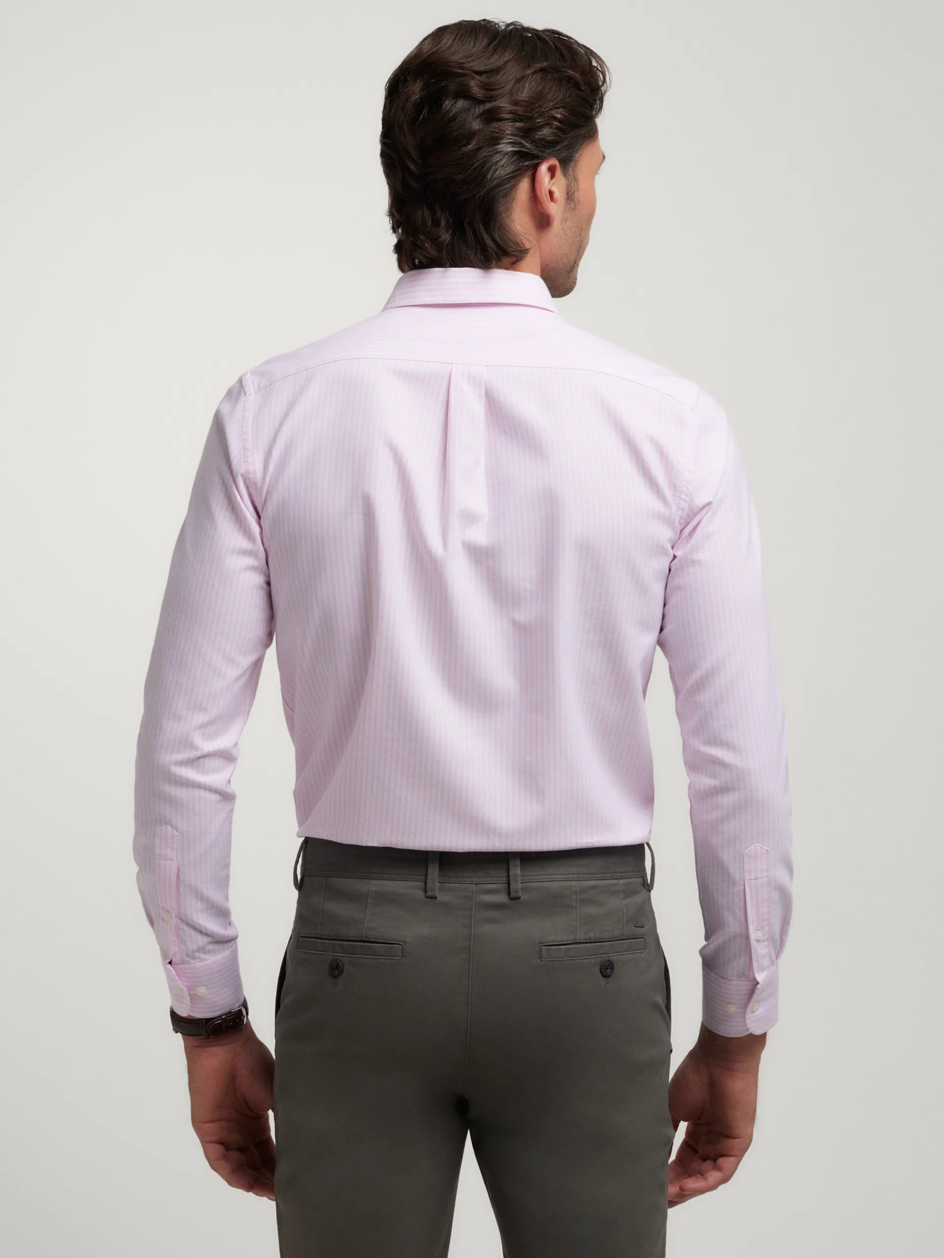 Oxford-Alvaro Moreno CAMISA OXFORD RAYAS Rosa