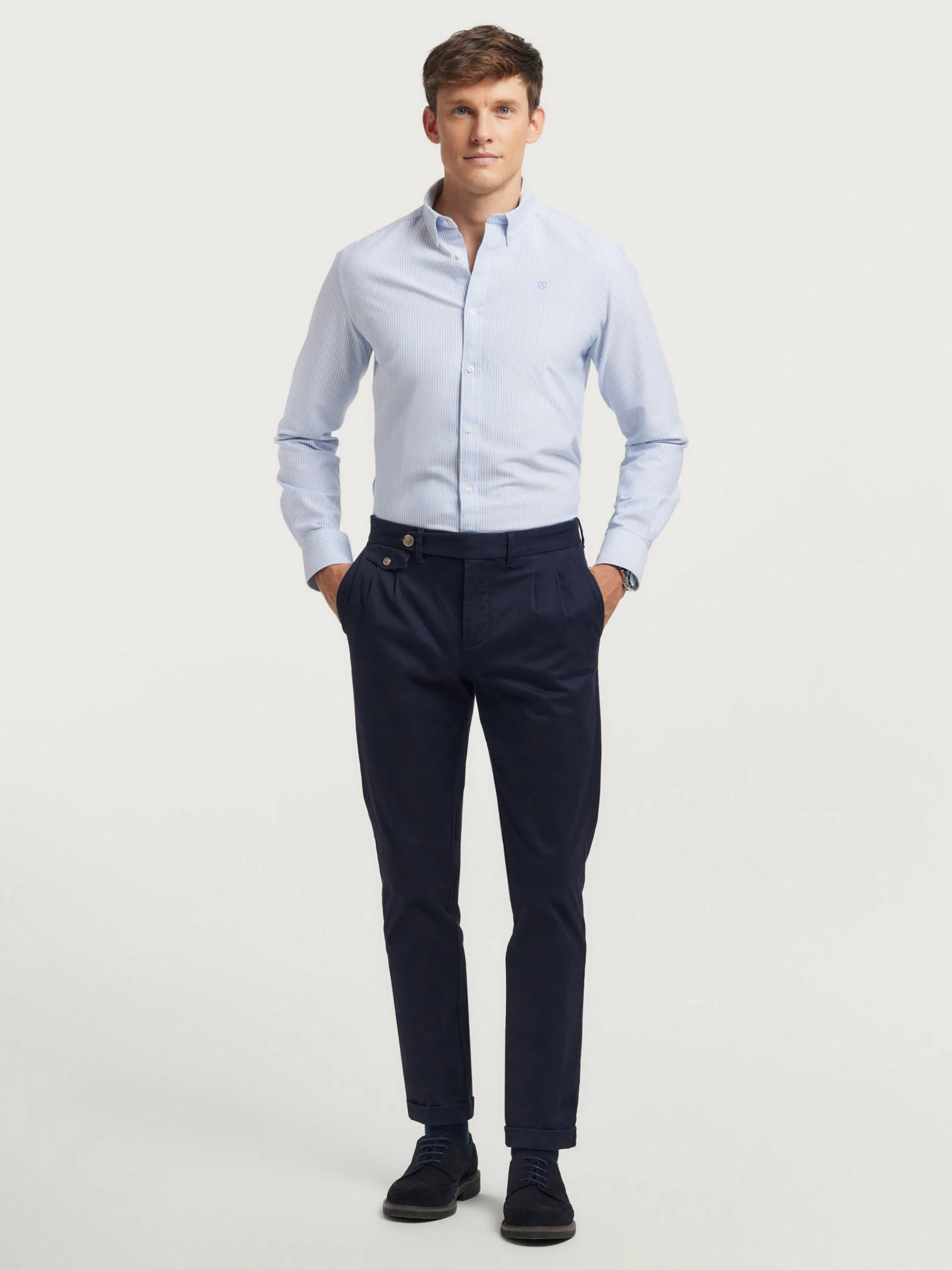 Oxford-Alvaro Moreno CAMISA OXFORD REGENT Celeste