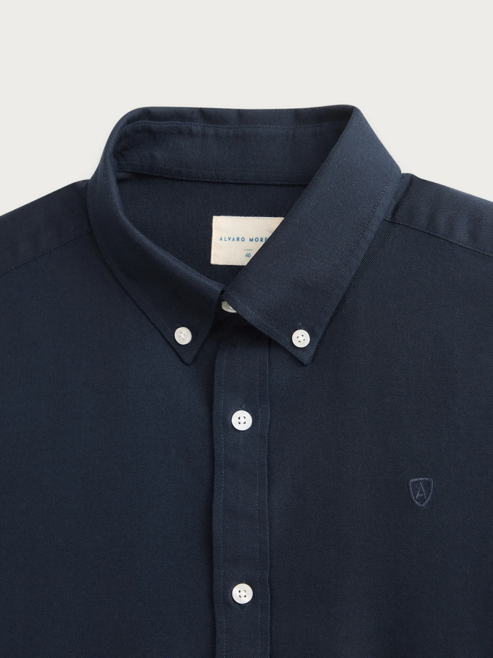 Oxford-Alvaro Moreno CAMISA OXFORD SOLID Azul Marino