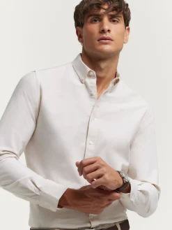 Oxford-Alvaro Moreno CAMISA OXFORD SOLID Beige