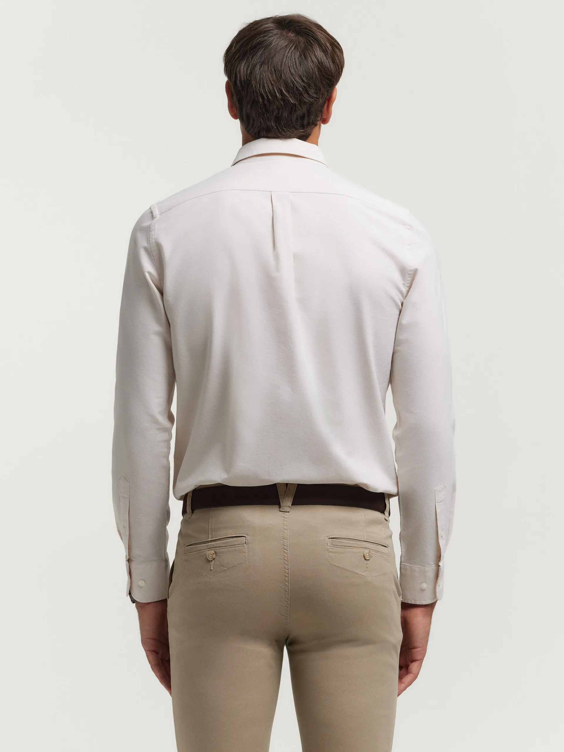 Oxford-Alvaro Moreno CAMISA OXFORD SOLID Beige