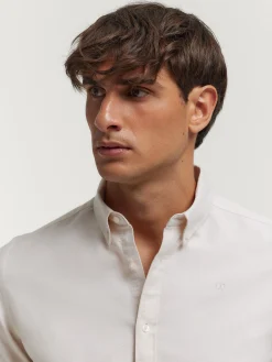 Oxford-Alvaro Moreno CAMISA OXFORD SOLID Beige