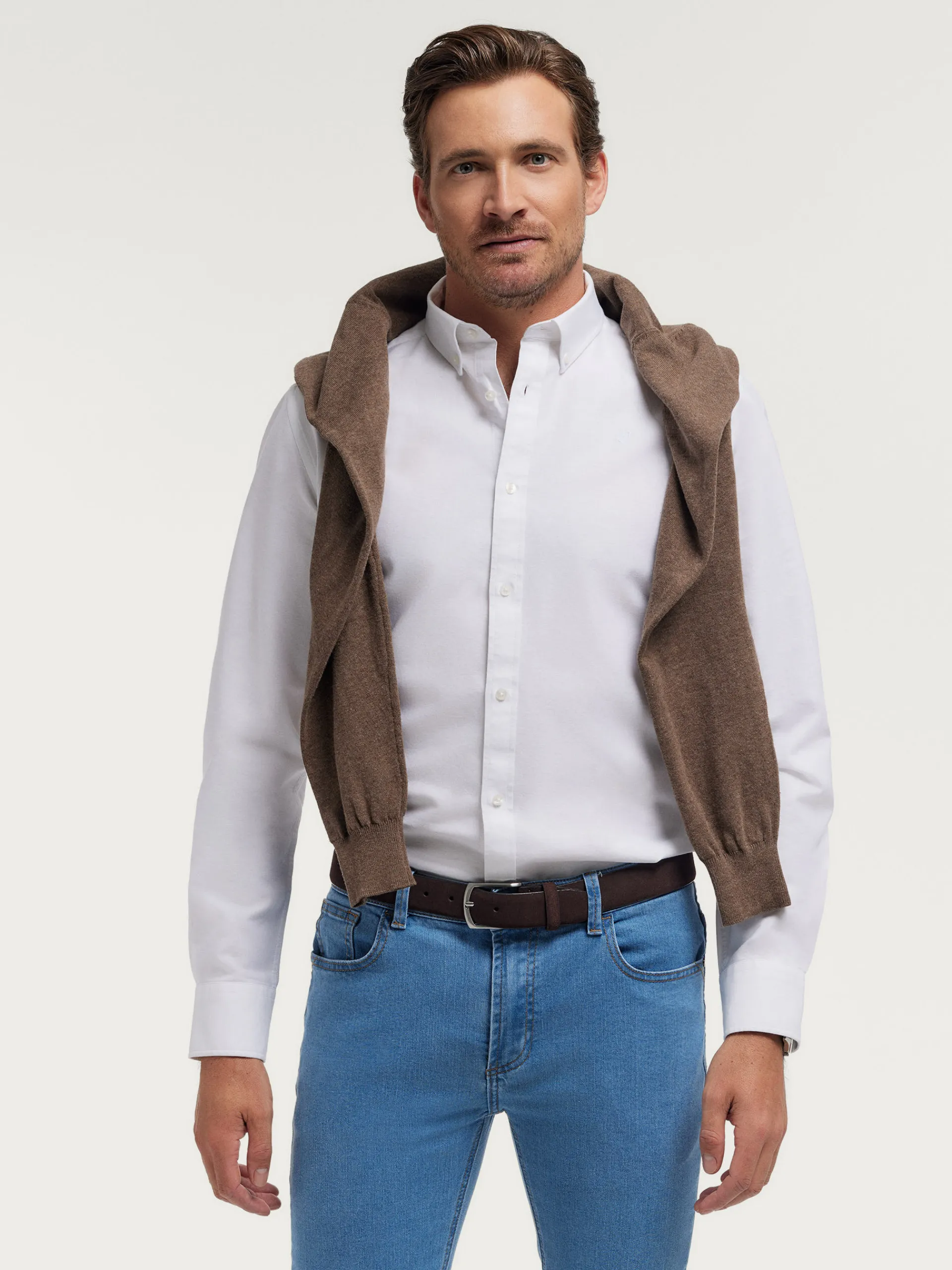 Oxford-Alvaro Moreno CAMISA OXFORD SOLID Blanco
