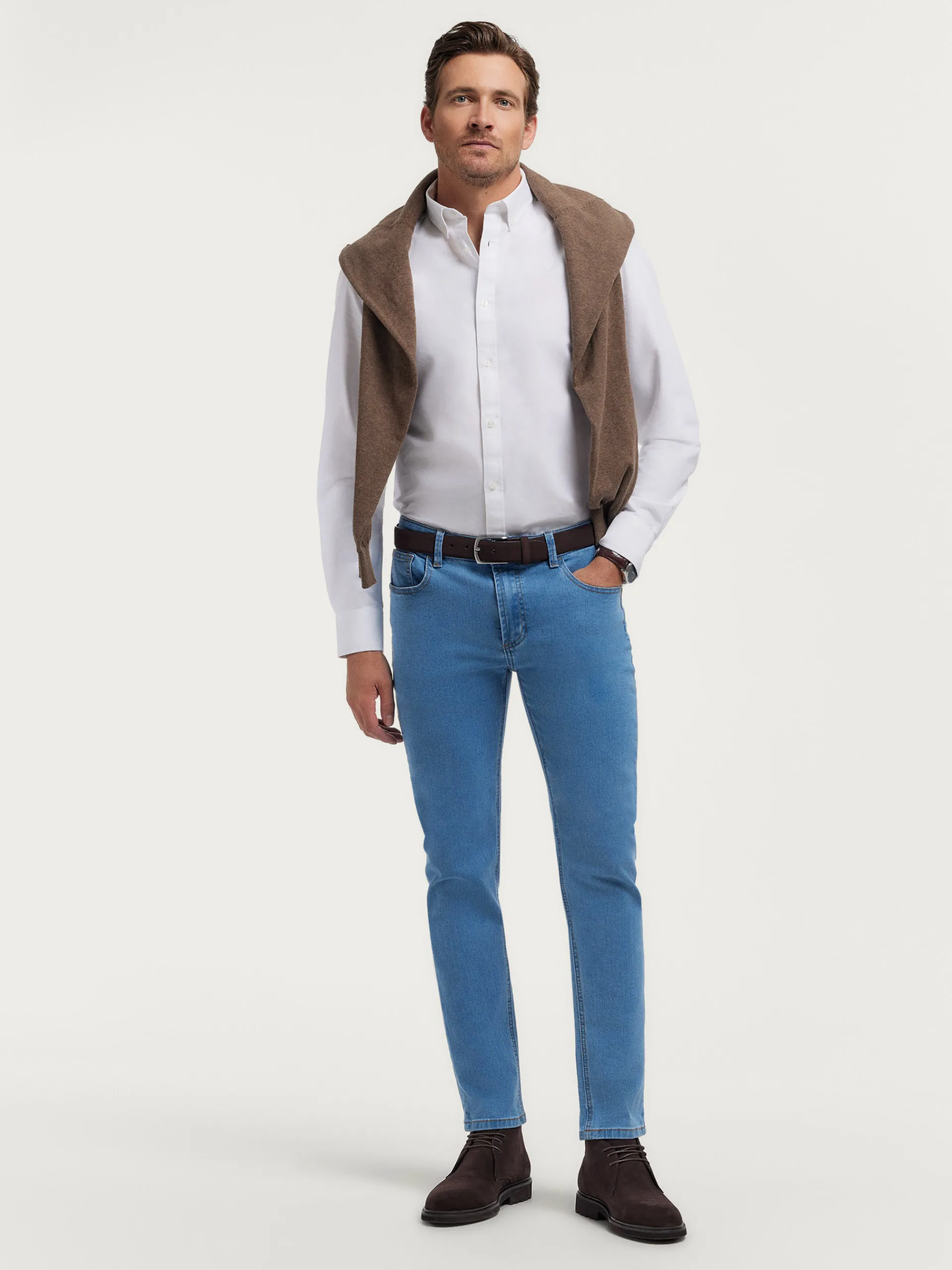 Oxford-Alvaro Moreno CAMISA OXFORD SOLID Blanco