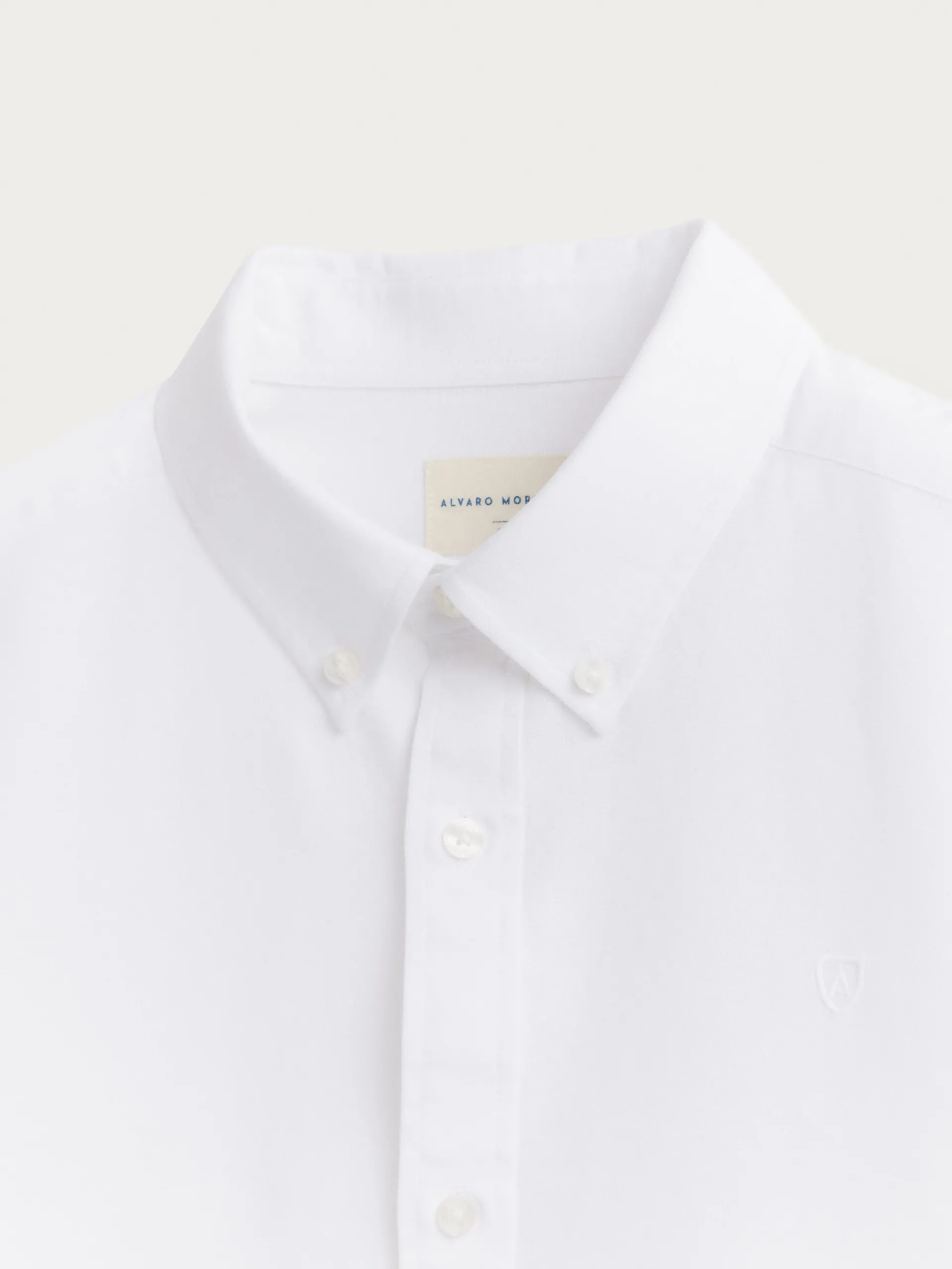 Oxford-Alvaro Moreno CAMISA OXFORD SOLID Blanco