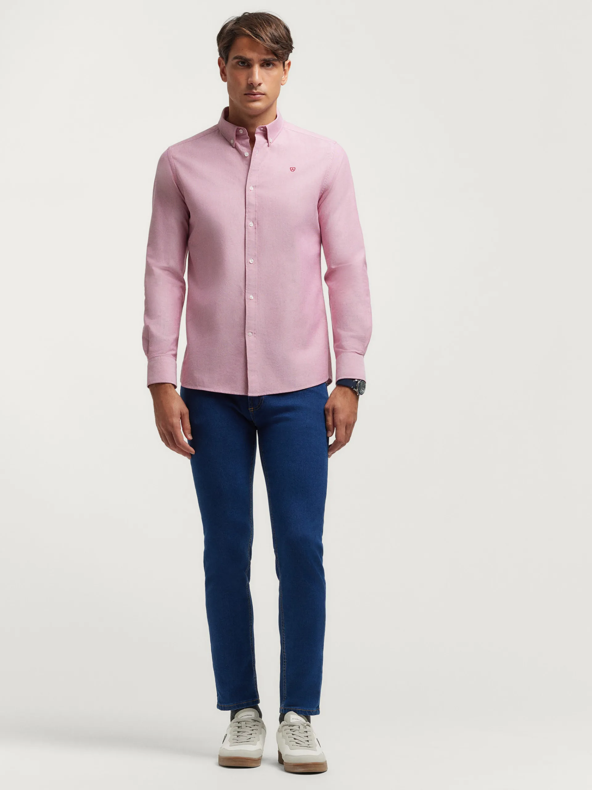 Oxford-Alvaro Moreno CAMISA OXFORD SOLID Burdeos