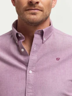 Oxford-Alvaro Moreno CAMISA OXFORD SOLID Burdeos