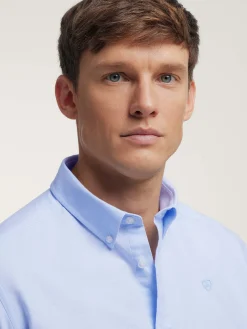 Oxford-Alvaro Moreno CAMISA OXFORD SOLID Celeste
