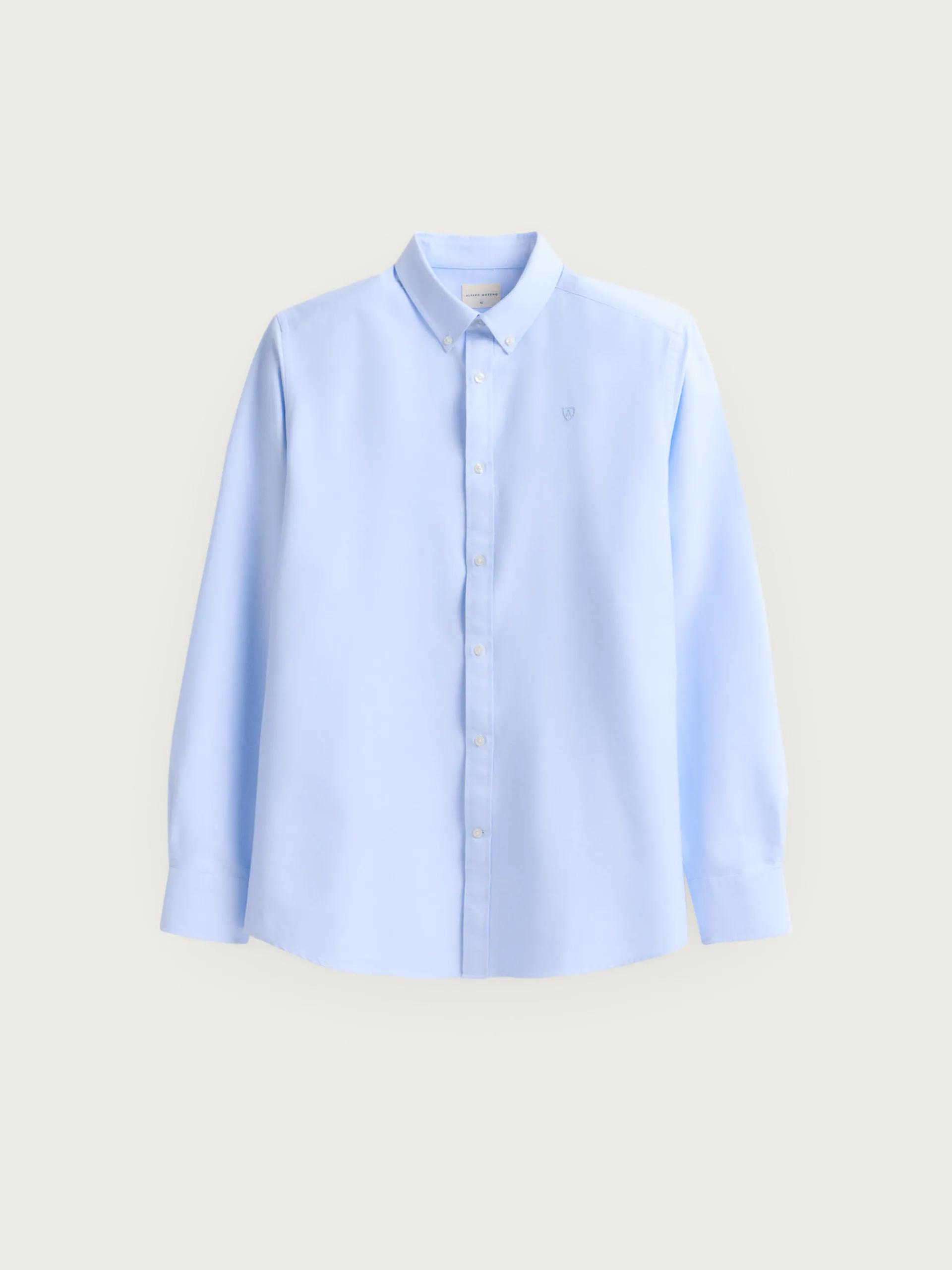 Oxford-Alvaro Moreno CAMISA OXFORD SOLID Celeste