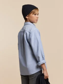 Camisas-Alvaro Moreno CAMISA OXFORD SOLID KIDS Azul