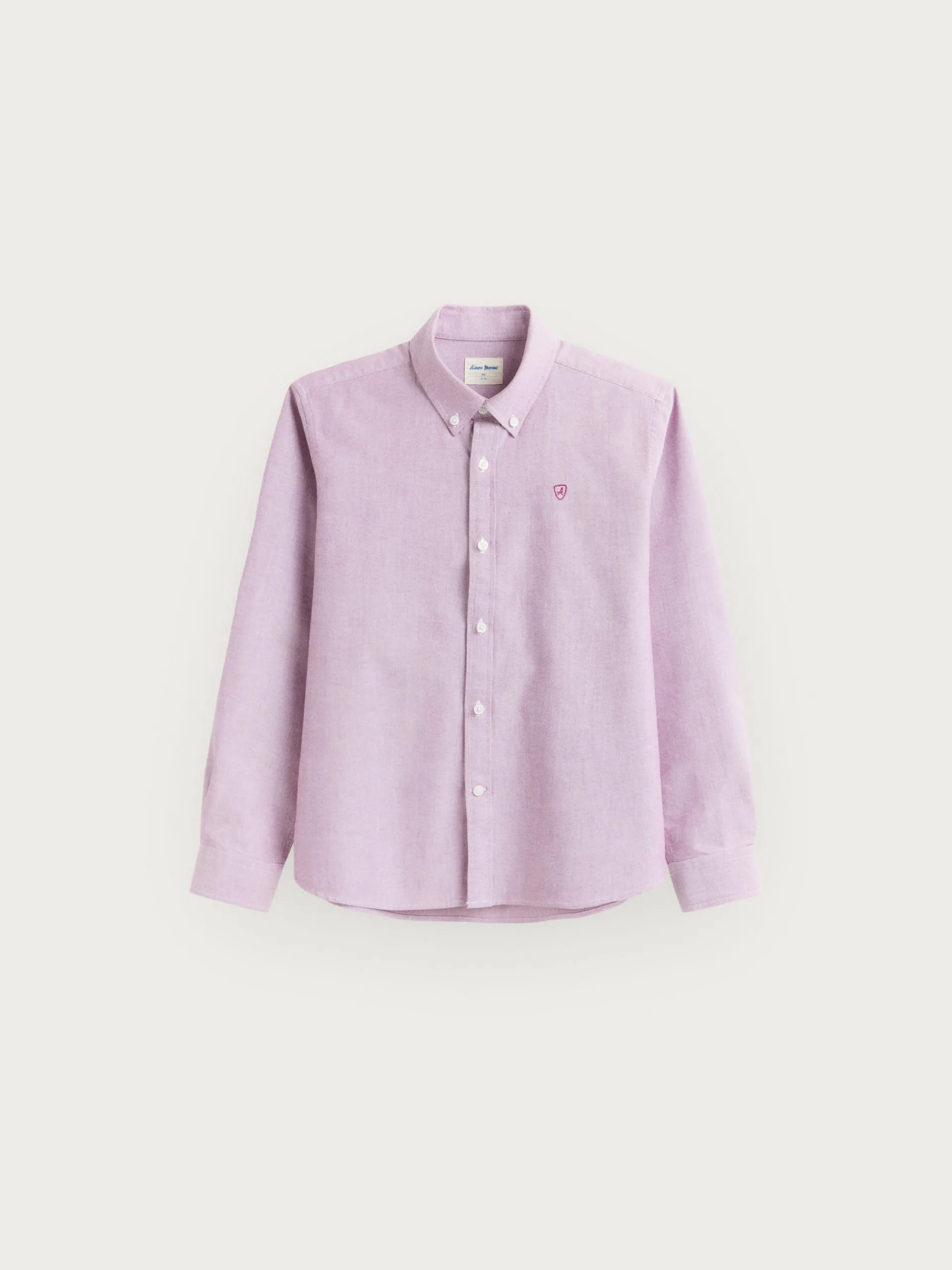 Camisas-Alvaro Moreno CAMISA OXFORD SOLID KIDS Burdeos