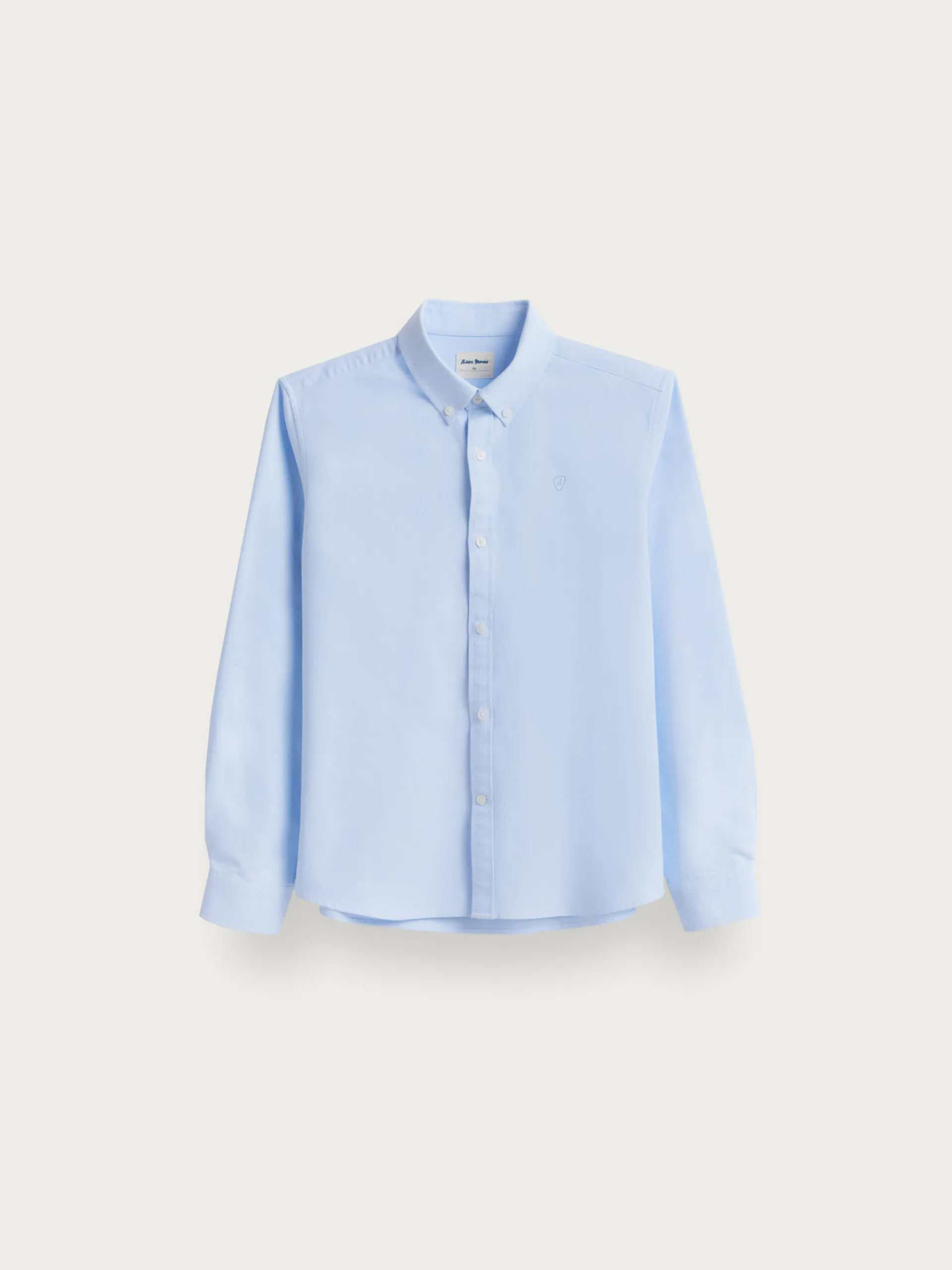 Camisas-Alvaro Moreno CAMISA OXFORD SOLID KIDS Celeste