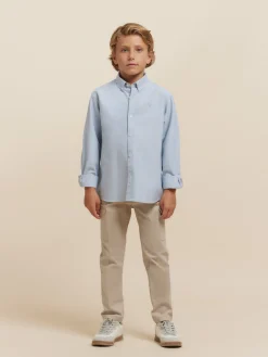 Camisas-Alvaro Moreno CAMISA OXFORD SOLID KIDS Azul