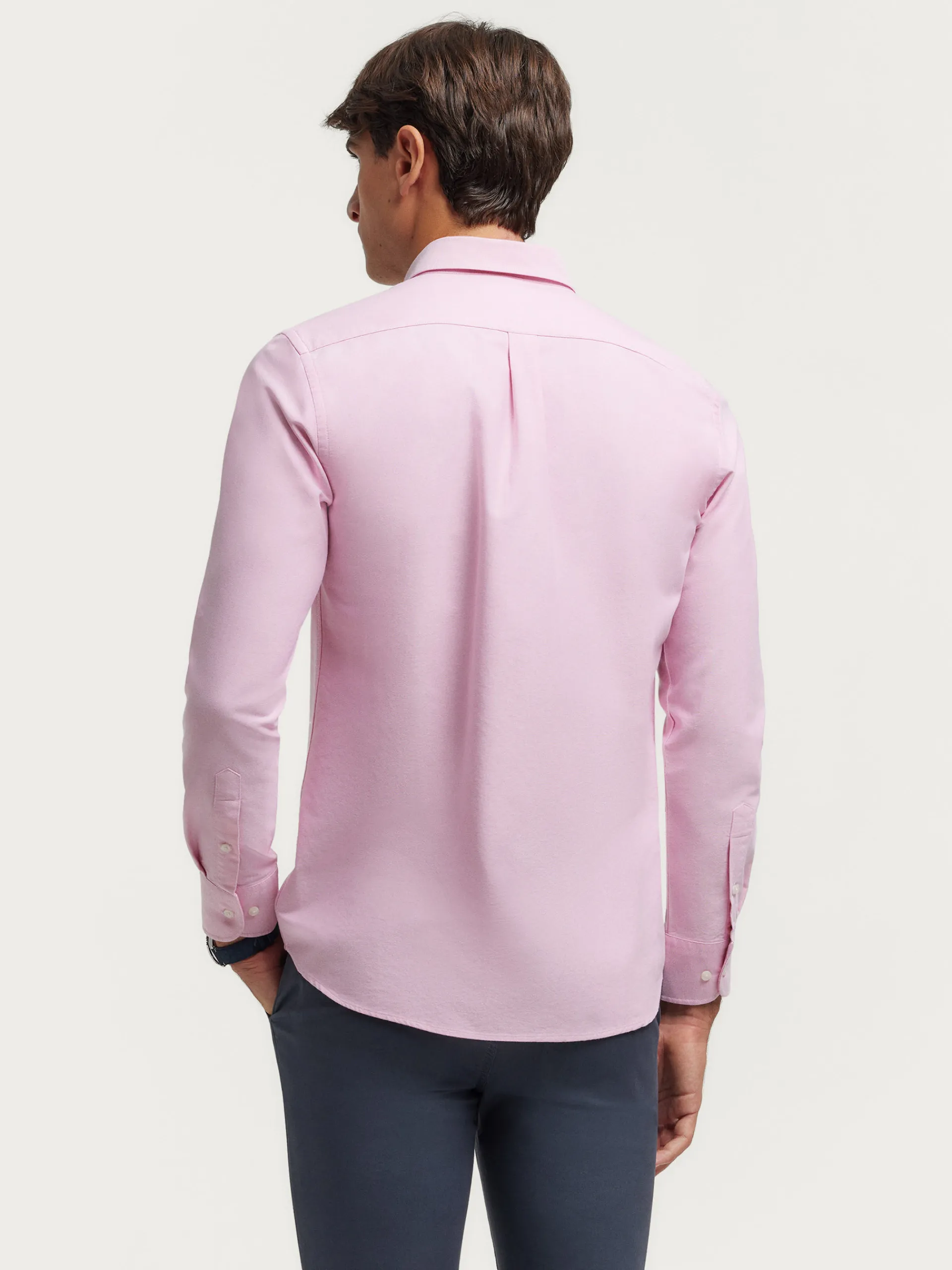 Oxford-Alvaro Moreno CAMISA OXFORD SOLID Rosa
