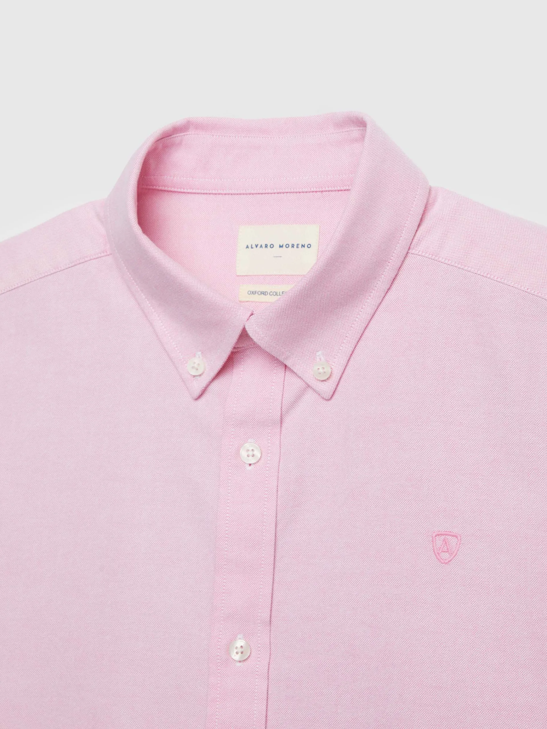 Oxford-Alvaro Moreno CAMISA OXFORD SOLID Rosa