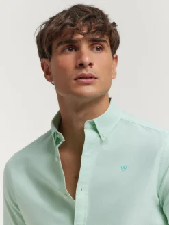 Oxford-Alvaro Moreno CAMISA OXFORD SOLID Verde