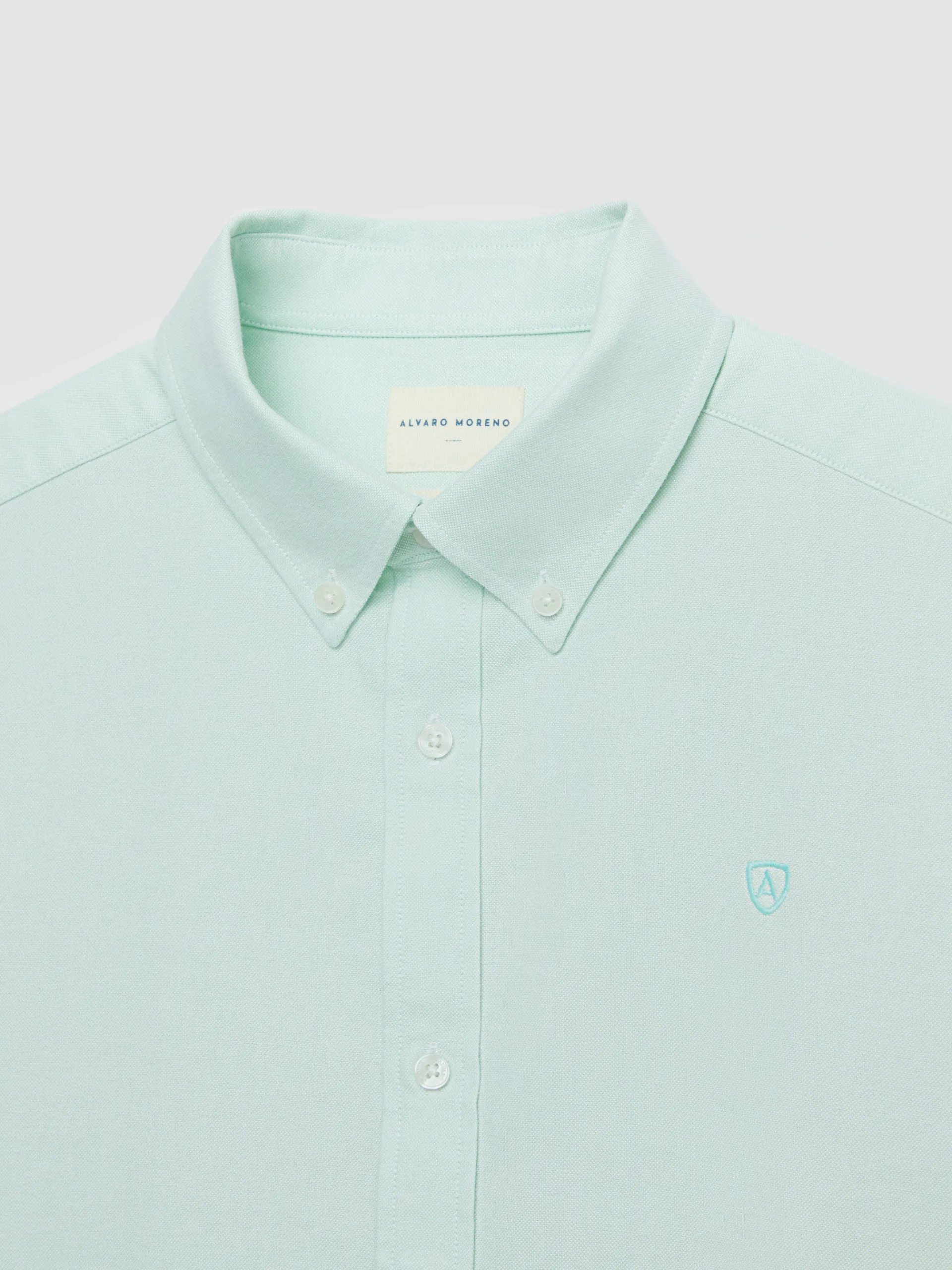 Oxford-Alvaro Moreno CAMISA OXFORD SOLID Verde